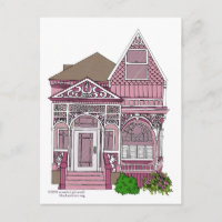 Viktorianische "Painted Lady" - rosa