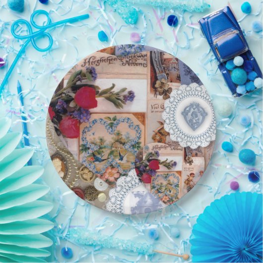 Viktorianische Papierplatte Pappteller (Party)