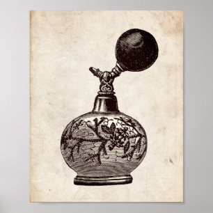 Viktorianische Parfüm-Flasche Poster