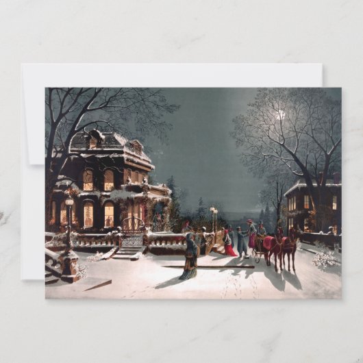 Viktorianische Party Einladung (Vorderseite)