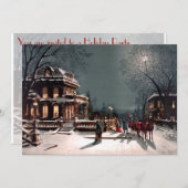 Viktorianische Party Einladung (Vorne/Hinten)