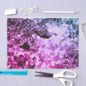 Viktorianische Pfauenflora elegant Seidenpapier (Handwerk)