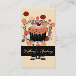 Viktorianische Pink Boutique Bäckerei Business Car Visitenkarte