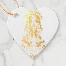 Viktorianische Porzellanpuppenmarke Geschenkanhänger