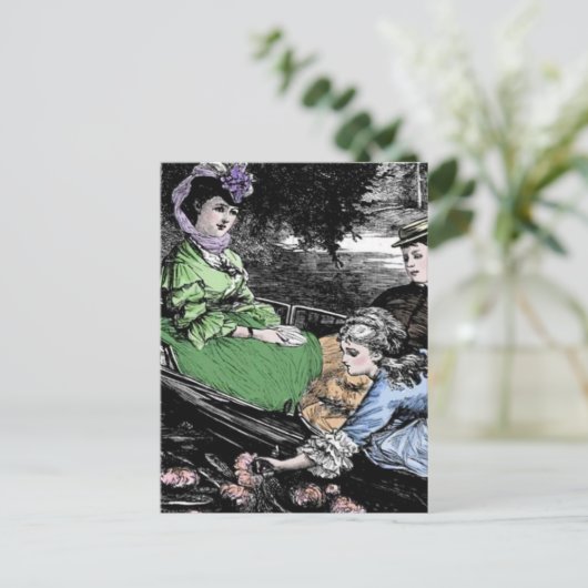 Viktorianische Postkarte (Stehend Vorderseite)