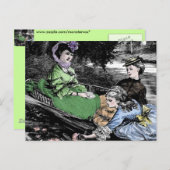 Viktorianische Postkarte (Vorne/Hinten)