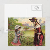 Viktorianische Postkarte (Vorne/Hinten)