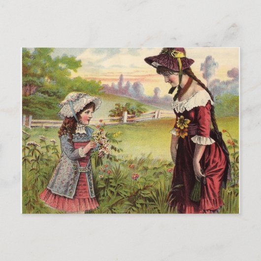 Viktorianische Postkarte (Vorderseite)