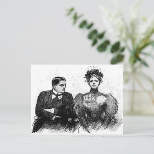 Viktorianische Postkarte (Stehend Vorderseite)