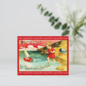 Viktorianische Postkarte des Valentines Tages (Stehend Vorderseite)