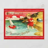 Viktorianische Postkarte des Valentines Tages (Vorderseite)