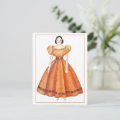 Viktorianische Puppenkarte Postkarte (Stehend Vorderseite)
