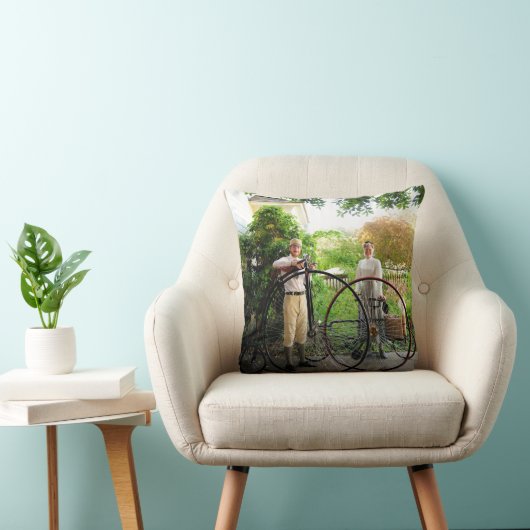 Viktorianische Radfahrer Kissen (Stuhl )