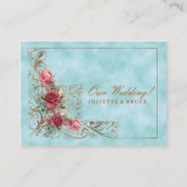 Viktorianische Rahmen - Einladungs-Suite für Hochz Visitenkarte