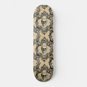 Viktorianische Rahmen-Schädel Goth-Skelett Gothic Skateboard