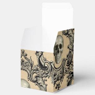 Viktorianische Rahmen Totenköpfe Goth Skelett Goth Geschenkschachtel