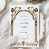 Viktorianische Ranunculus Hochzeit Speichern Sie d Einladung