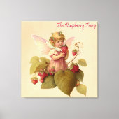 Viktorianische "Raspberry Fairy" Leinwanddruck (Vorderseite)