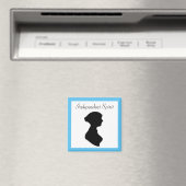 Viktorianische Regency Silhouette Magnet (In Situ (Geschirrspüler))