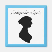 Viktorianische Regency Silhouette Magnet (Vorne)