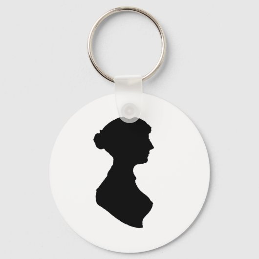 Viktorianische Regency Silhouette Schlüsselanhänger (Vorderseite)