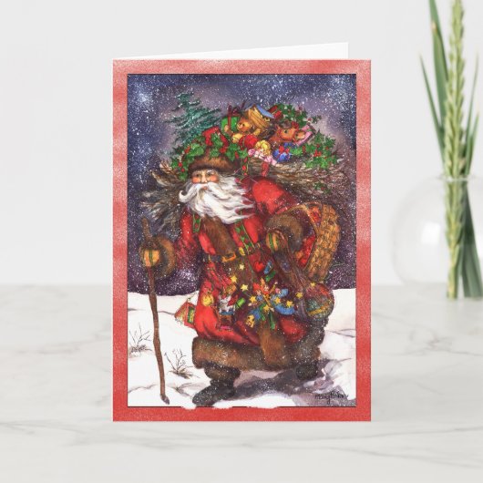 VIKTORIANISCHE REISE FEIERTAGSKARTE (Vorderseite)