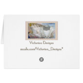 Viktorianische Romance Karte (Rückseite Horizontal)