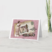 Viktorianische Romantische Liebe Karte (Rückseite)