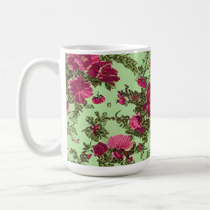 Viktorianische rosa Rosen Kaffeetasse