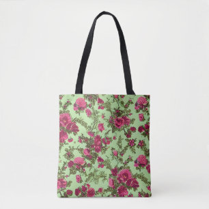 Viktorianische rosa Rosen Tasche
