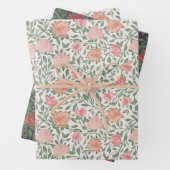 Viktorianische Rosa- und Rosatinrosen gemischt Geschenkpapier Set (Beispiel)