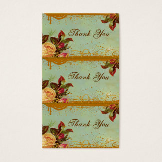 Viktorianische Rose Elegante Mini-Card-Tags