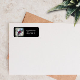 Viktorianische Rose Ephemera Adressaufkleber