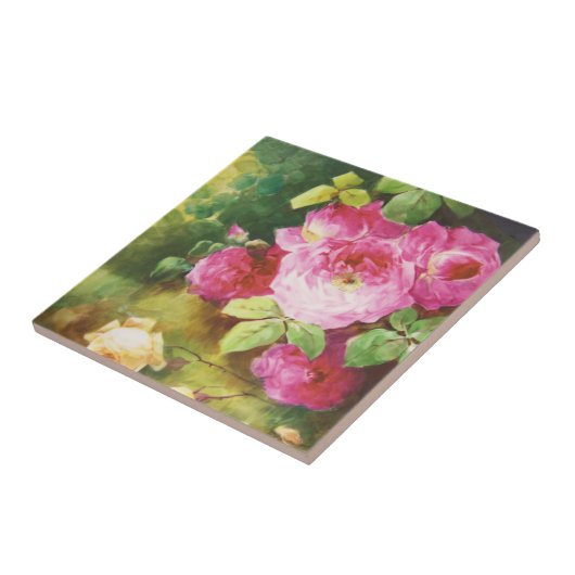 Viktorianische Rose Fliese (Seite)