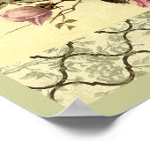 Viktorianische Rose Garden Gate by Sea Poster (Ecke)