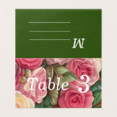 Viktorianische Rose Garden - Wedding Bouquet (Außenseite Aufgefaltet)