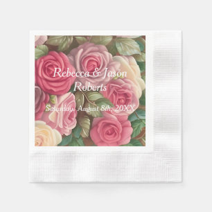 Viktorianische Rose Garden - Wedding Bouquet Serviette