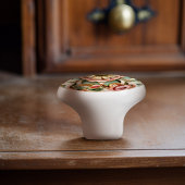 Viktorianische Rose Garten Keramik Knoblauch Keramikknauf