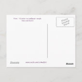 Viktorianische Rose Garten Postkarte (Rückseite)