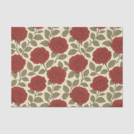 Viktorianische Rose Garten Vintag Blumen Seidenpapier