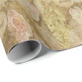 Viktorianische Rose im Alter und in Verblassenheit Geschenkpapier (Rolleneckpunkt)