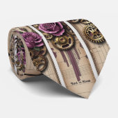 Viktorianische Rose Krawatte (Gerollt)