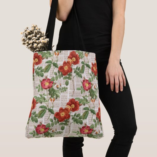 Viktorianische Rose Kulturerbe-Sammlung Tasche (Von Nahem)