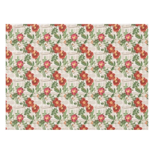 Viktorianische Rose Kulturerbe-Sammlung Tischdecke (Vorderseite (Horizontal))