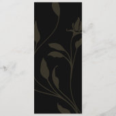 Viktorianische Rose Menükarte (Rückseite)