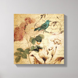 viktorianische Rose Paris Botanischer Garten Leinwanddruck