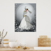 Viktorianische Rose Poster (Küche)