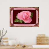 Viktorianische Rose Poster (Küche)