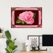 Viktorianische Rose Poster (Heimbüro)
