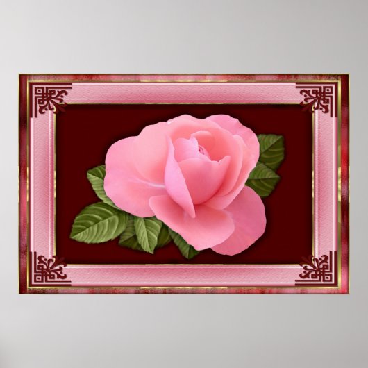 Viktorianische Rose Poster (Vorne)